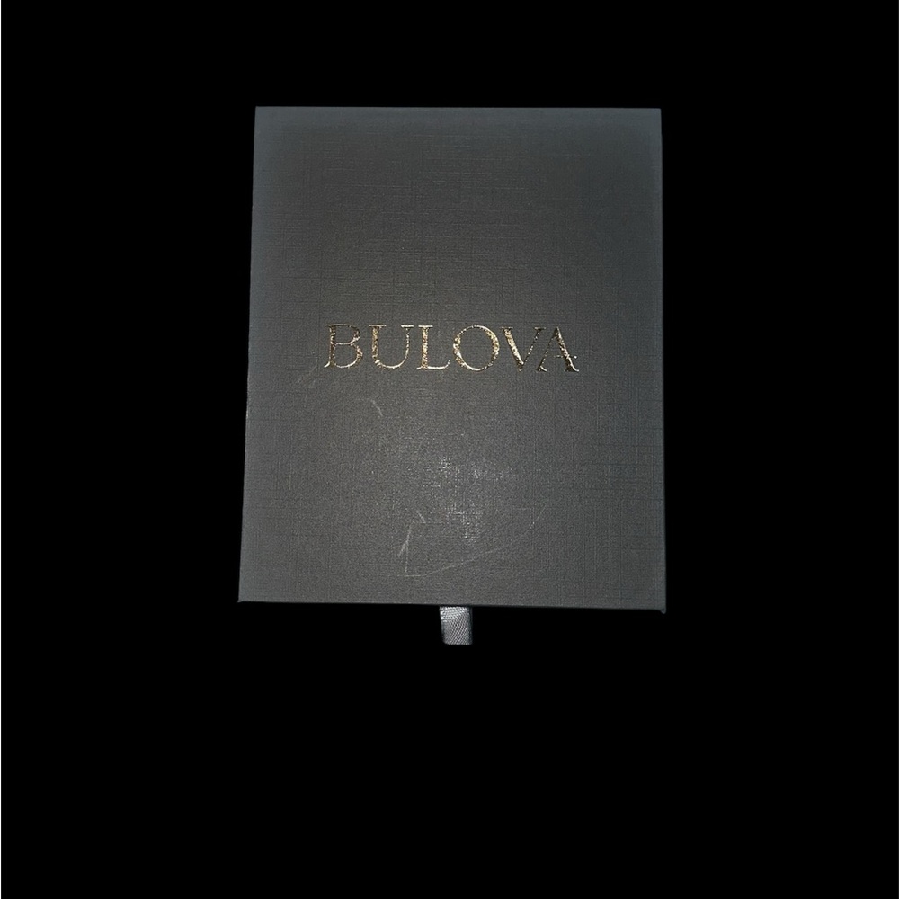 Bulova Black and Gold Watch Box 50m